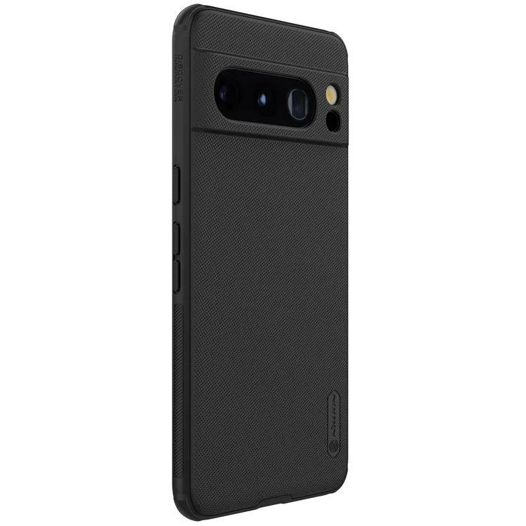 Nillkin Super Frosted Shield Pro Pour Pixel 8 Pro Matte Téléphone Case pc + Tpu Couvercle de Choc - Noir