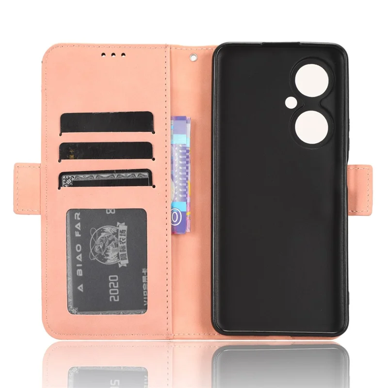 Für Huawei Maimang 20 / nova 11i / Enjoy 60 Pro PU-Leder-Handy-Hülle mit mehreren Kartenfächern, Klapptasche und Geldbörse - Pink