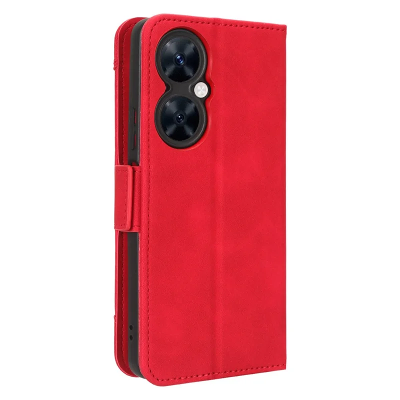 For Huawei Maimang 20 / nova 11i / Enjoy 60 Pro PU Leather Phone Case Multiple Card Slots Flip Stand Wallet Cover - Red