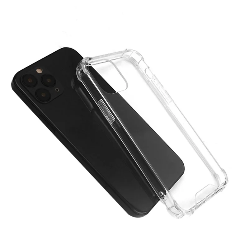 10PCS Slim-Fit 1.5mm Phone Case for iPhone 13 Pro , Drop Protection Clear Acrylic+TPU Shell Phone Cover