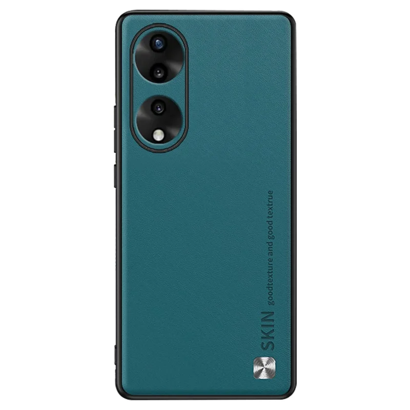 Для защитного чехла с антискрабом Honor 90 из ПУ-кожи с покрытием из ПК+ТПУ с металлической отделкой - зеленый