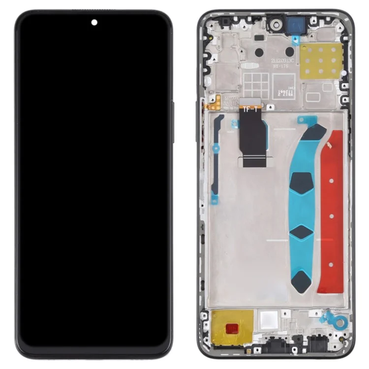 For Honor X8 4G / X30i OEM Grade S LCD Screen and Digitizer Assembly + Frame Repair Part (without Logo) - Black