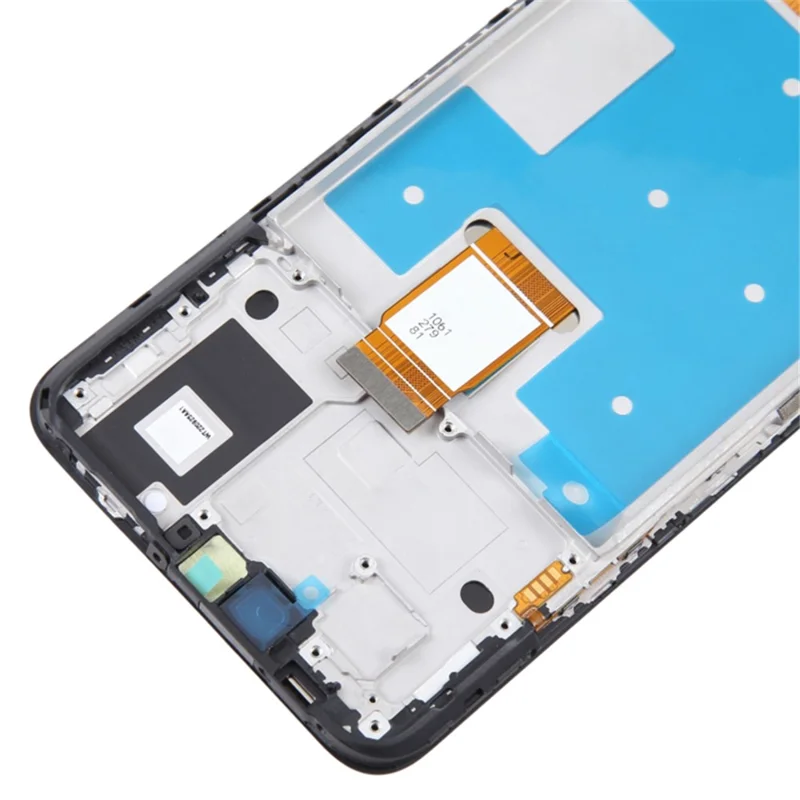 For Honor X7a 4G OEM Grade S LCD Screen and Digitizer Assembly + Frame Replacement Part (without Logo) - Silver