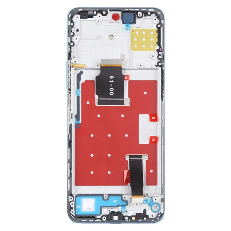 For Honor X8a 4G OEM Grade S LCD Screen and Digitizer Assembly + Frame Replacement Part (without Logo) - Blue