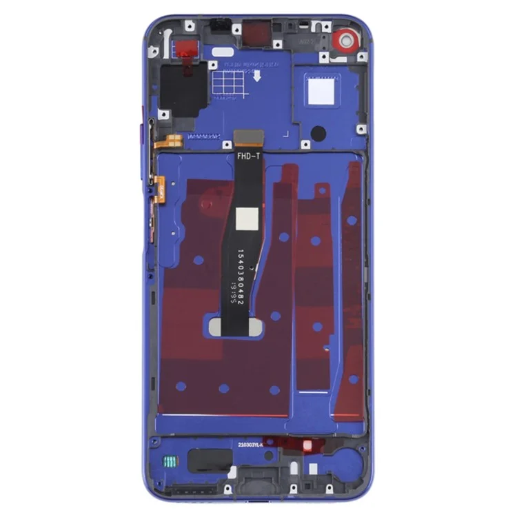 Para Honra 20 / Huawei Nova 5t 4G Grade C LCD Screen And Digitizer Assembly + Parte do Quadro (tecnologia Cog) (sem Logotipo) - Azul