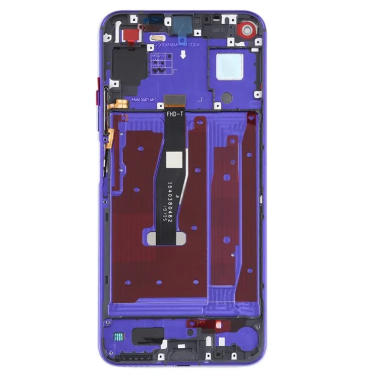 Pour Honor 20 / Huawei nova 5T 4G Grade C Écran LCD et Assemblage Digitizer + Châssis Pièce (Technologie COG) (sans Logo) - Pourpre