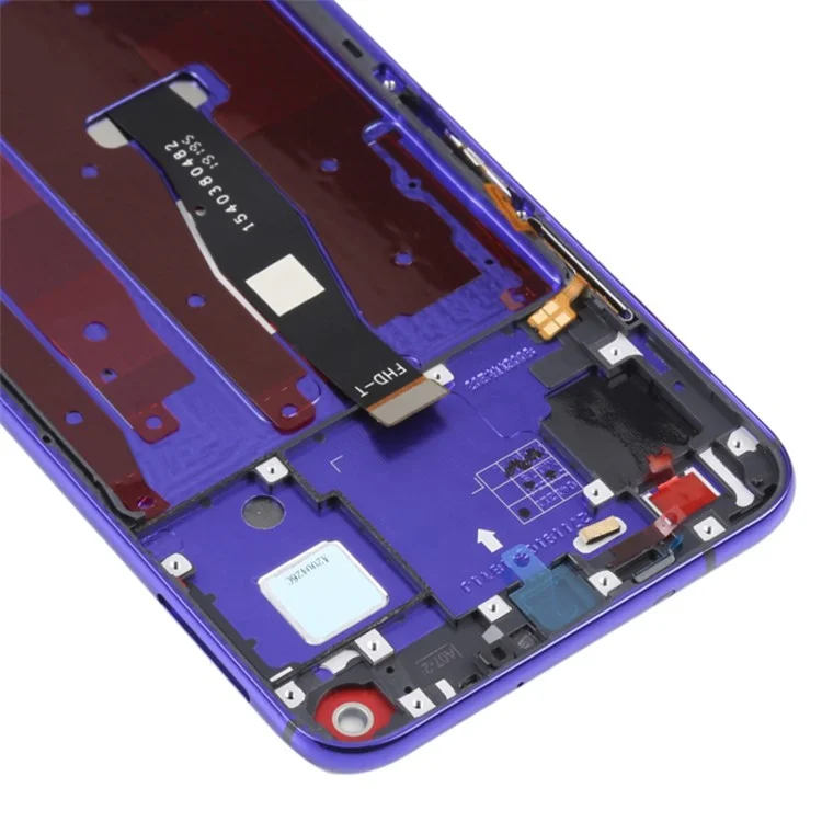 Pour Honor 20 / Huawei nova 5T 4G Grade C Écran LCD et Assemblage Digitizer + Châssis Pièce (Technologie COG) (sans Logo) - Pourpre
