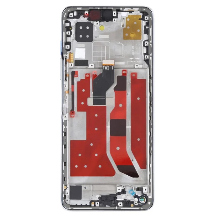Для Huawei nova 9 SE OEM Grade S ЖК-экран и сборка дигитайзера + Запасная часть рамки (без логотипа) - Серебристый