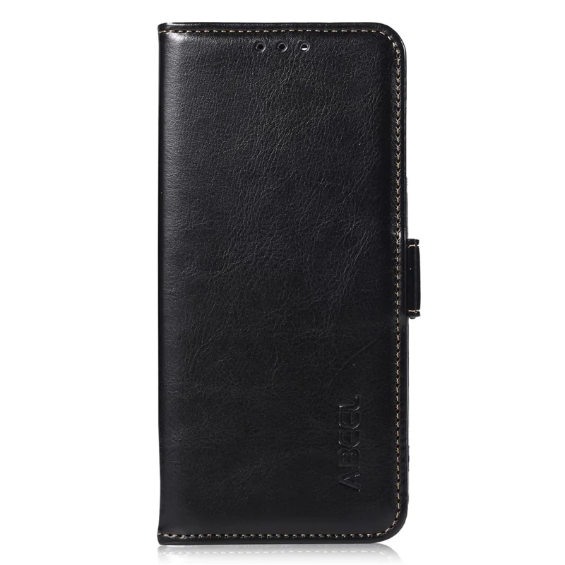ABEEL Per Samsung Galaxy M54 5G / F54 5G Custodia in pelle PU Texture Crazy Horse Stand Wallet Case - Nero