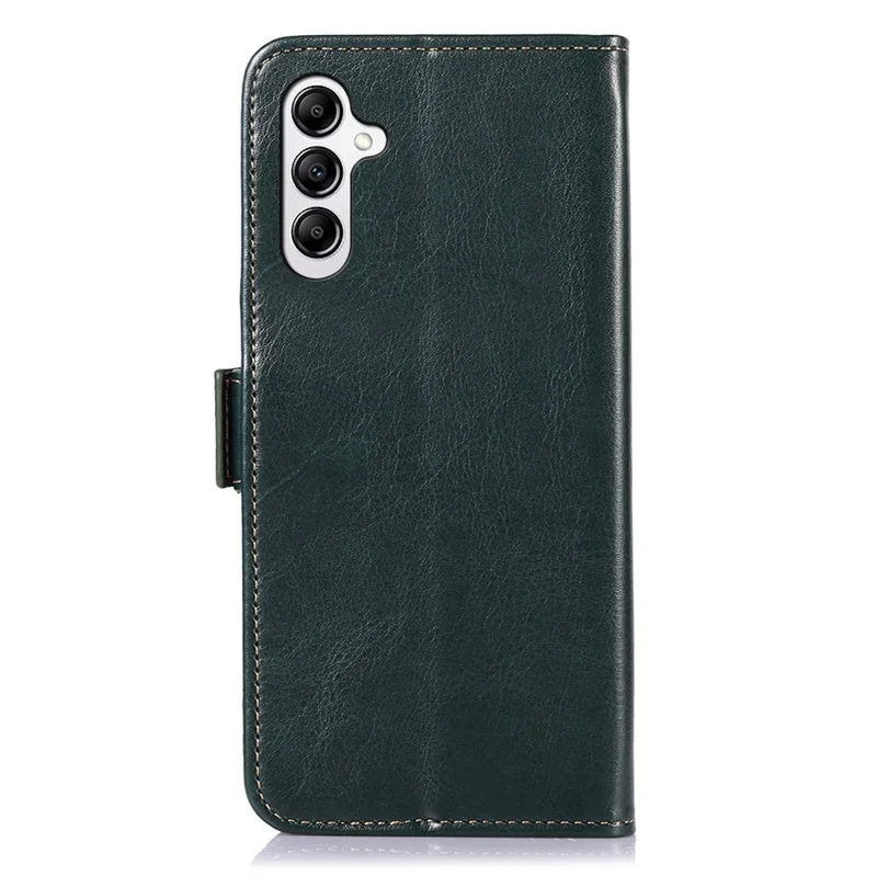 ABEEL Per Samsung Galaxy M54 5G / F54 5G Custodia in pelle PU Crazy Horse Texture Stand Wallet Case - Verde