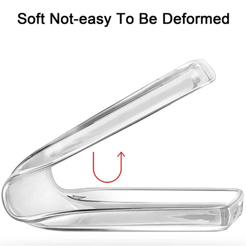 10Pcs TPU Case for iPhone 13 Pro 6.1 inch , 1.5mm Watermark-free Clear Phone Cover Corner Protection Shell