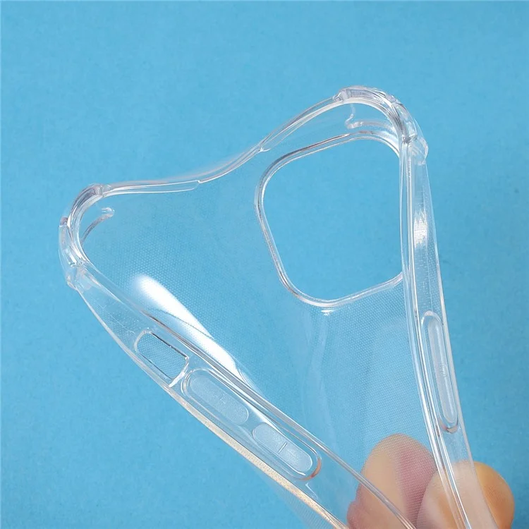 10Pcs 1.5mm TPU Case for iPhone 13 mini 5.4 inch , Watermark-free Phone Cover Corner Protection Clear Shell