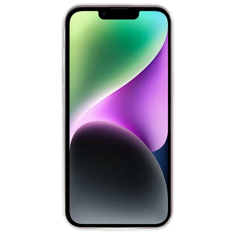 10Pcs 0.8mm Clear TPU Case for iPhone 14 , Watermark-free Ultra-thin Protective Phone Cover