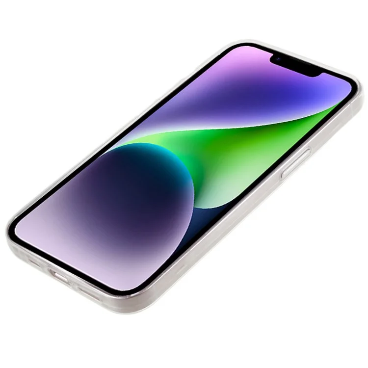 10Pcs TPU Case for iPhone 14 Plus 0.8mm Ultra-thin Watermark-free Anti-drop Corners Clear Phone Cover