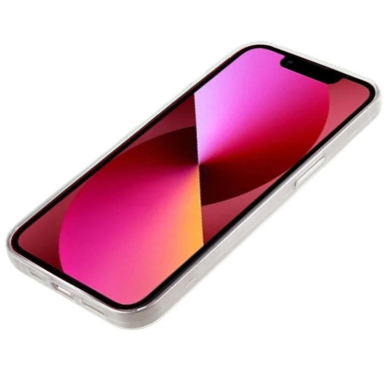 10Pcs 0.8mm Ultra-thin TPU Case for iPhone 13 mini 5.4 inch Watermark-free Anti-drop Corners Clear Phone Cover