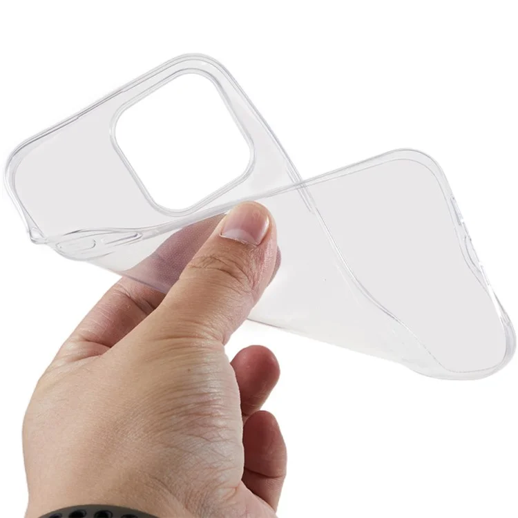 10Pcs Watermark-free TPU Case for iPhone 14 Pro Max, 0.8mm Ultra-thin Transparent Phone Cover