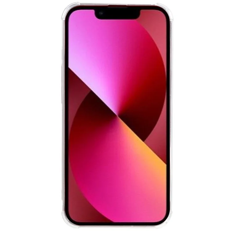 10Peças Para iPhone 13 mini Capa TPU 0,8 mm Sem Marcas d'água Cantos Reforçados Capa de Telefone Ultrafina Transparente