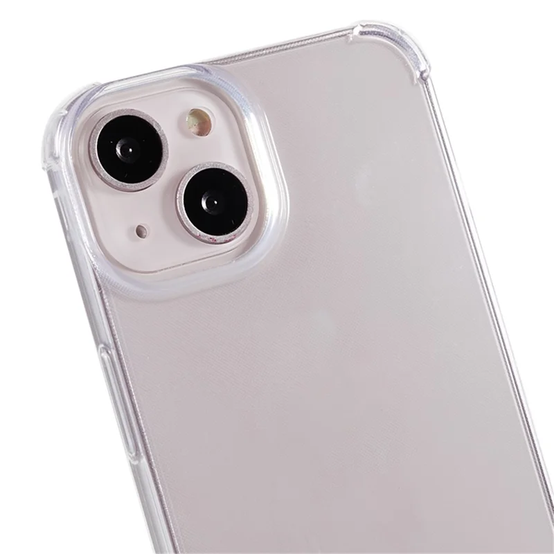 10Pcs 0.8mm Ultra-thin Clear Phone Case for iPhone 14 , Watermark-free Reinforced Corners TPU Cover
