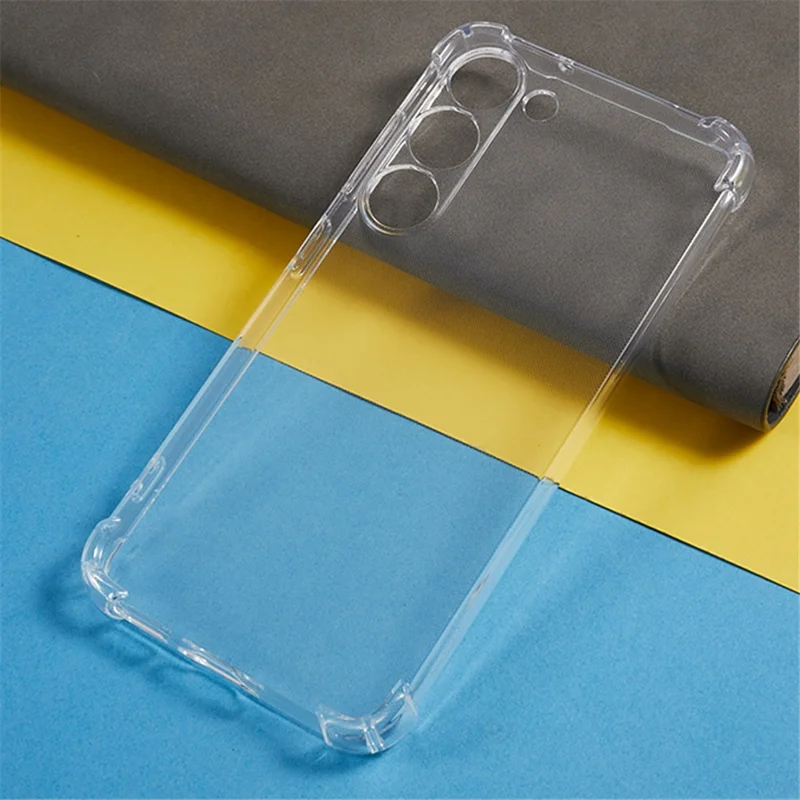 50Pcs 1.5mm TPU Case for Samsung Galaxy S23 Watermark-free Clear Corner Protection Phone Cover