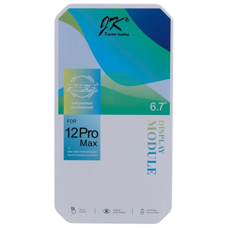 Для iPhone 12 Pro Max 6.7 дюйма Экран и цифровая панель в сборе запасная часть класса C (JK In-Cell Technology) (без логотипа)