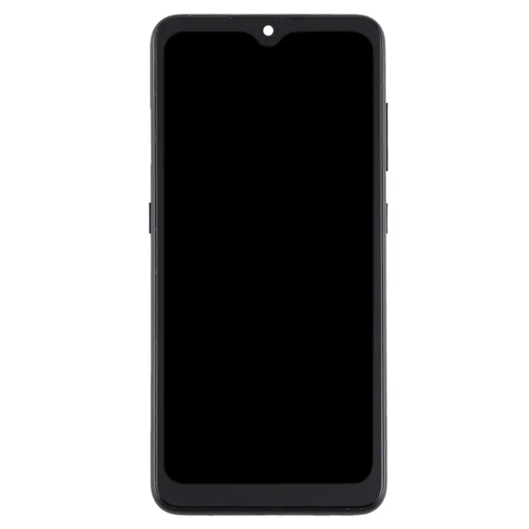 Für Nokia 6.2 / Nokia 7.2 Grade C LCD-Bildschirm und Digitizer-Baugruppe + Rahmen-Ersatzteil - Schwarz
