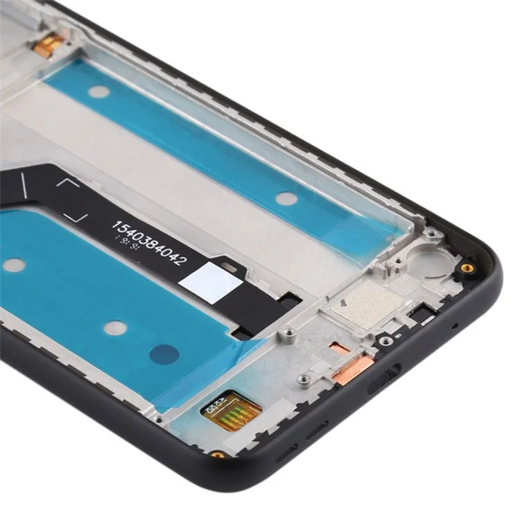 Für Nokia 6.2 / Nokia 7.2 Grade C LCD-Bildschirm und Digitizer-Baugruppe + Rahmen-Ersatzteil - Schwarz
