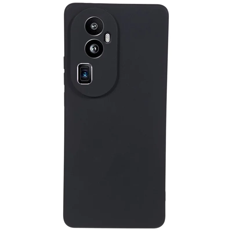 Soft TPU Phone Case for Oppo Reno10 Pro+ 5G , Precise Cutout Straight Edge Phone Cover - Black