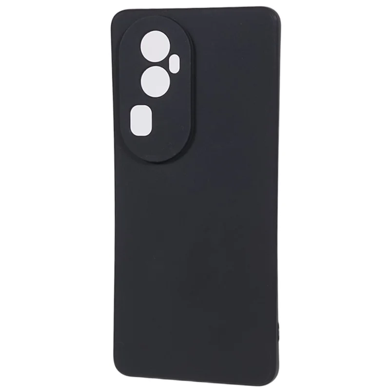 Soft TPU Phone Case for Oppo Reno10 Pro+ 5G , Precise Cutout Straight Edge Phone Cover - Black