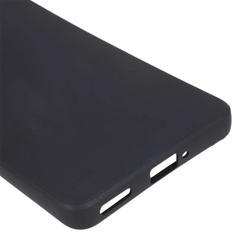 Soft TPU Phone Case for Oppo Reno10 Pro+ 5G , Precise Cutout Straight Edge Phone Cover - Black
