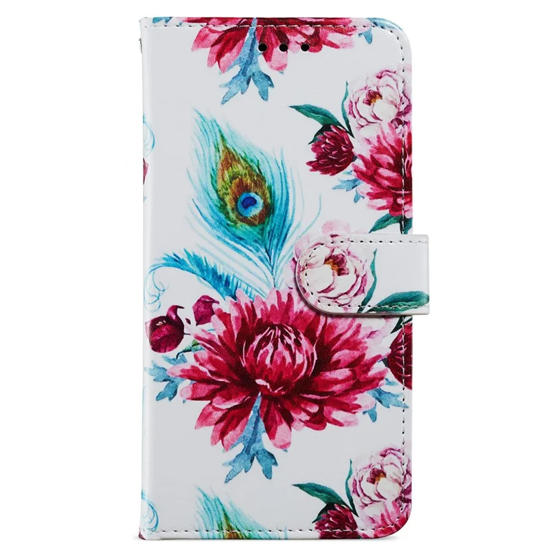 For OnePlus Nord CE 3 Lite 5G / Nord N30 5G Pattern Printing PU Leather Phone Case Stand Wallet Flip Protective Cover - Peacock Flower