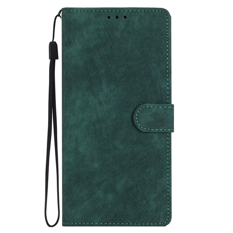 For Xiaomi Redmi Note 12S 4G PU Leather Wallet Case Stand Skin-touch Cell Phone Cover - Green
