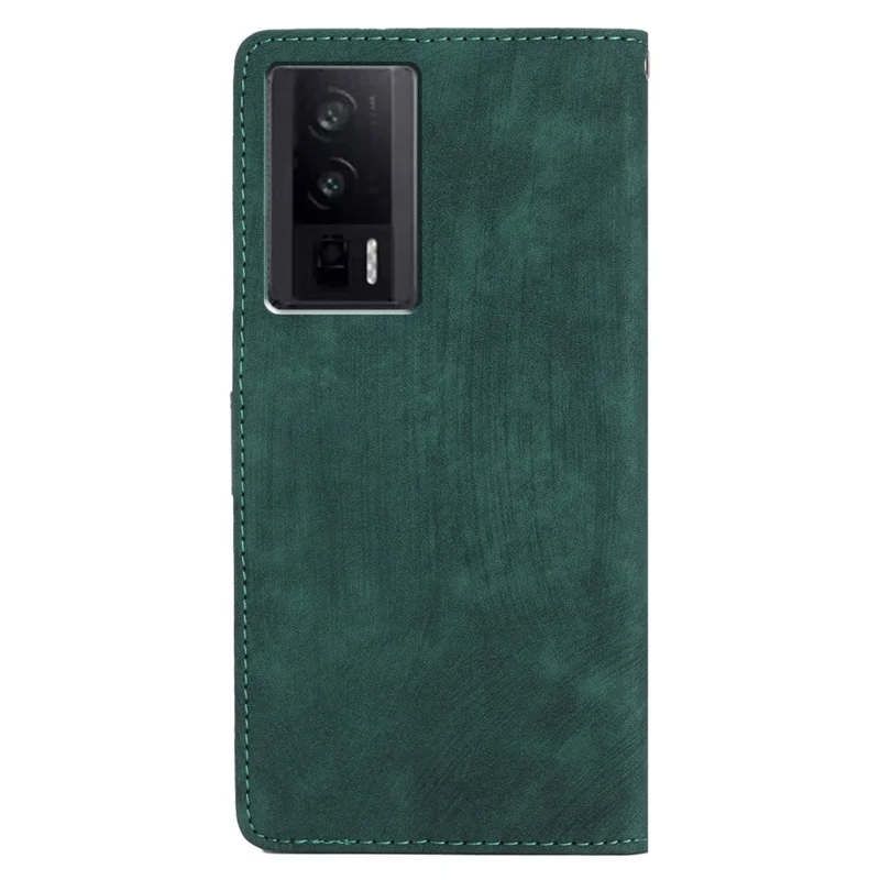 For Xiaomi Redmi K60 5G / K60 Pro 5G / Poco F5 Pro 5G PU Leather Case Skin-touch Phone Cover with Stand Wallet - Green