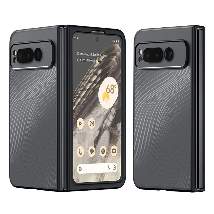 Dux Ducis Aimo Series Case de Teléfono Para Google Pixel Fold Matte TPU+PC Cover (certificación de Alcance) - Negro