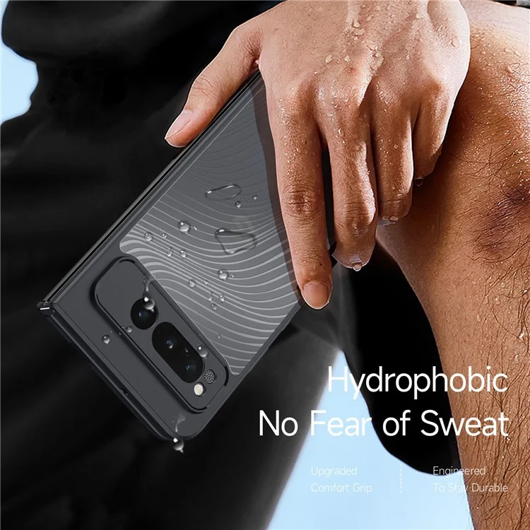 Dux Ducis Aimo Series Case de Teléfono Para Google Pixel Fold Matte TPU+PC Cover (certificación de Alcance) - Negro
