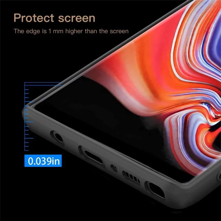 For Samsung Galaxy Note9 N960 Retro Phone Case Anti-drop PU Leather+TPU+PC Protective Cover - Brown