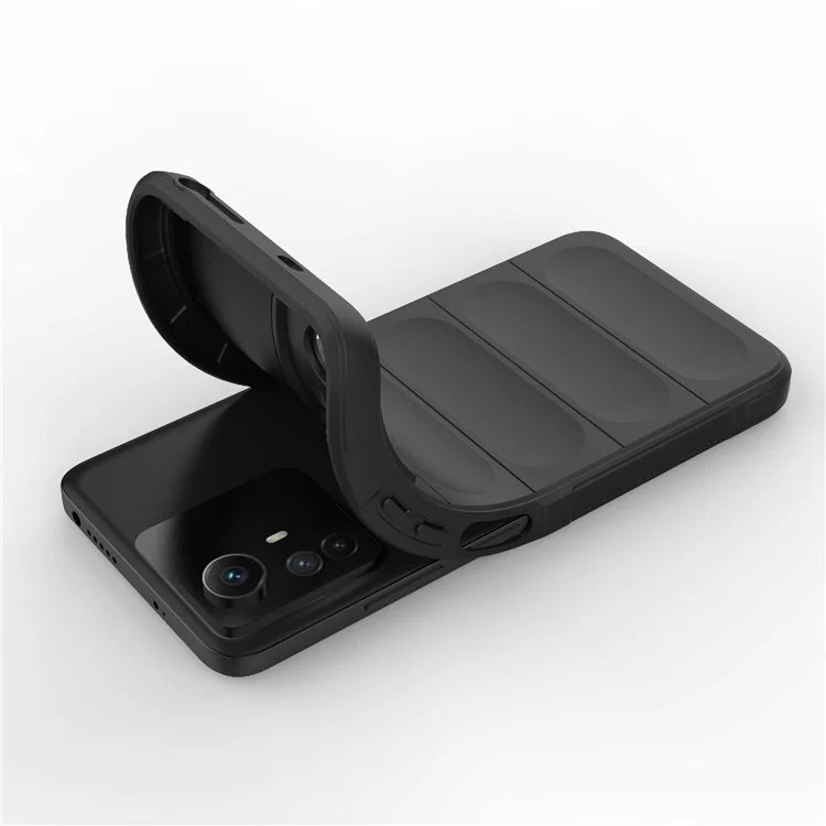 Pour Xiaomi Redmi Note 12S 4G Coque de téléphone Soft TPU Étui de protection Choc absorbé - Noir