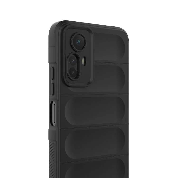 Pour Xiaomi Redmi Note 12S 4G Coque de téléphone Soft TPU Étui de protection Choc absorbé - Noir
