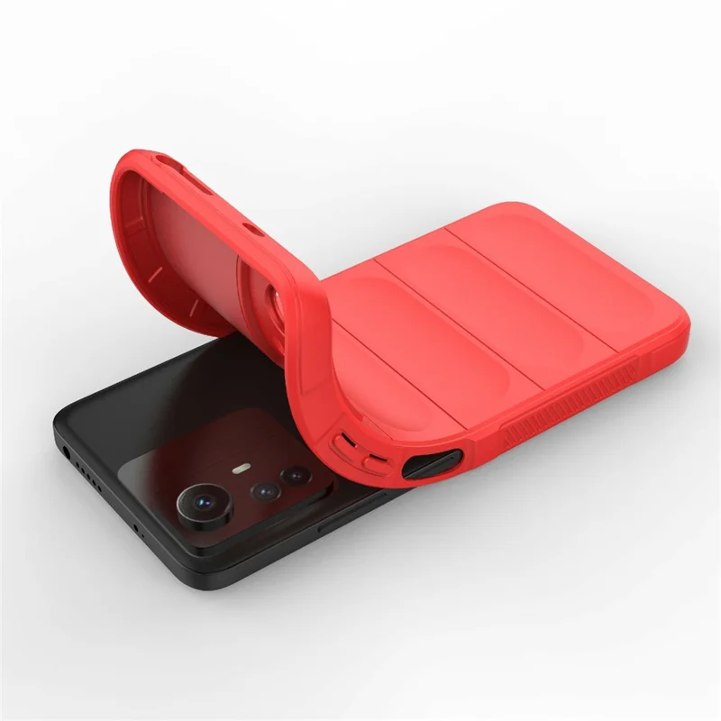 Folia na telefon Xiaomi Redmi Note 12S 4G, miękka obudowa z tworzywa TPU, ochronna folia przeciwudarowa – czerwona