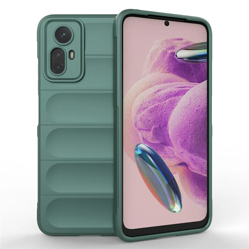 For Xiaomi Redmi Note 12S 4G Phone Shell Soft TPU Cell Phone Case Shock-Absorbed Protective Cover - Green