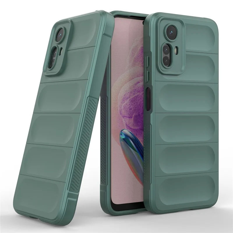 For Xiaomi Redmi Note 12S 4G Phone Shell Soft TPU Cell Phone Case Shock-Absorbed Protective Cover - Green