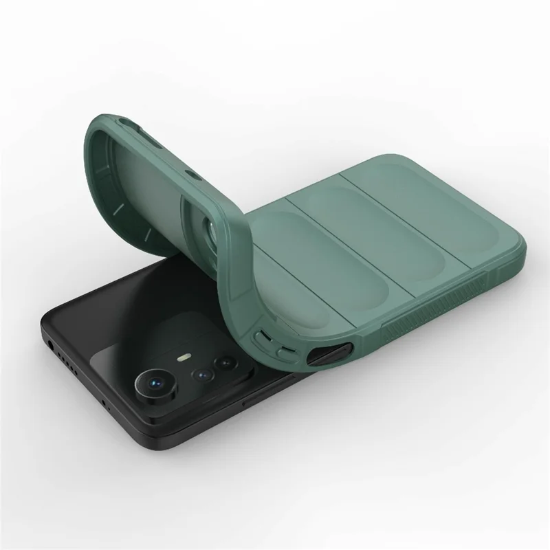 For Xiaomi Redmi Note 12S 4G Phone Shell Soft TPU Cell Phone Case Shock-Absorbed Protective Cover - Green