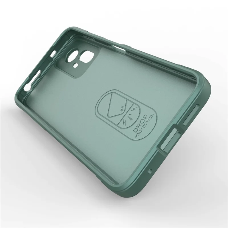 For Xiaomi Redmi Note 12S 4G Phone Shell Soft TPU Cell Phone Case Shock-Absorbed Protective Cover - Green