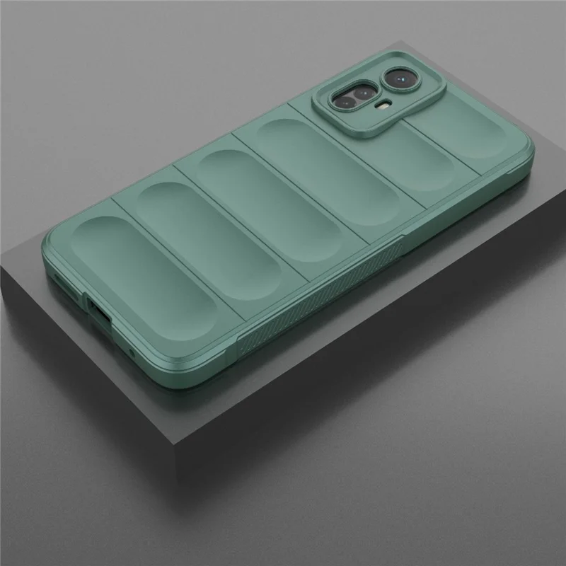 For Xiaomi Redmi Note 12S 4G Phone Shell Soft TPU Cell Phone Case Shock-Absorbed Protective Cover - Green