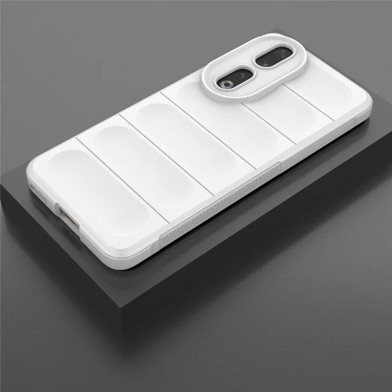 Flexible TPU Phone Case for Honor 90 , Drop Protection Phone Shell Protective Cover - White