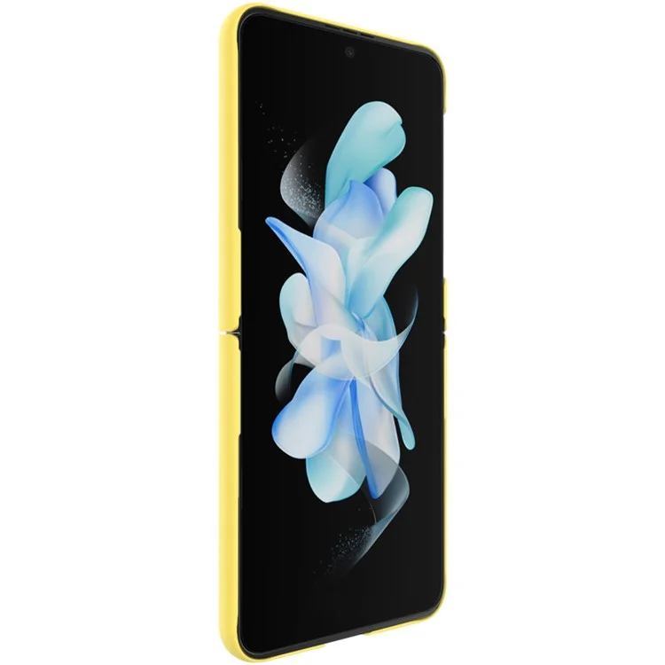 IMAK JS-2 Serie Für Samsung Galaxy Z Flip4 5G Bunte Hartschale Anti-Drop PC Handyhülle - Gelb