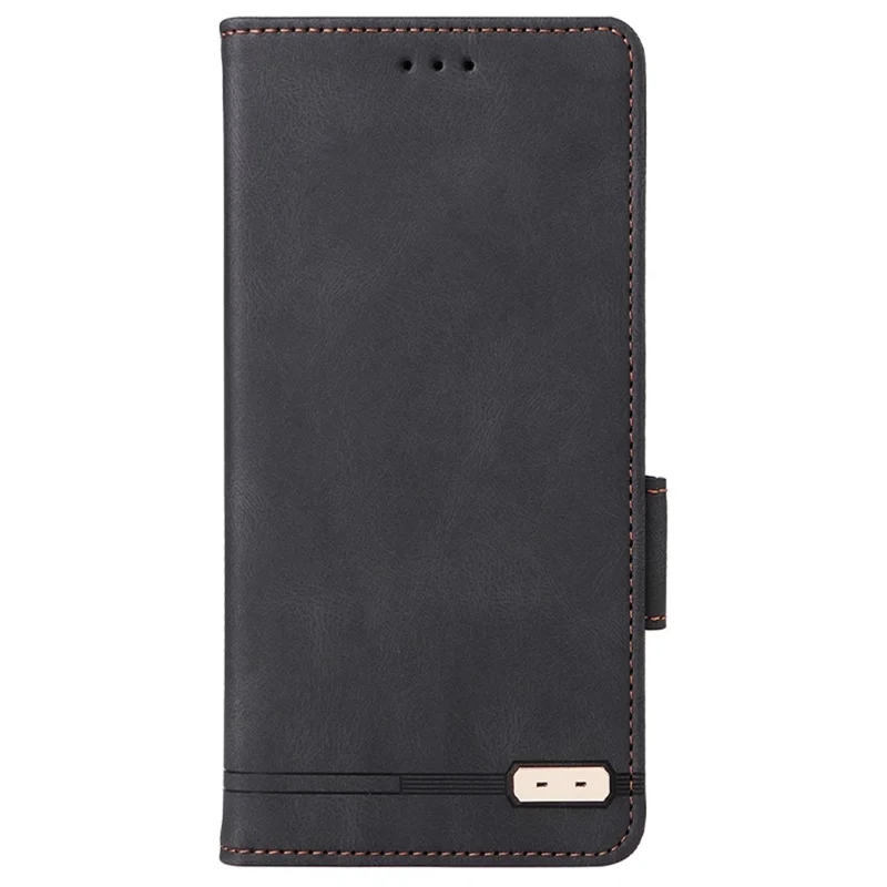 For Oppo Reno10 Pro+ 5G Hardware Decor Wallet Phone Case PU Leather Flip Stand Cover - Black