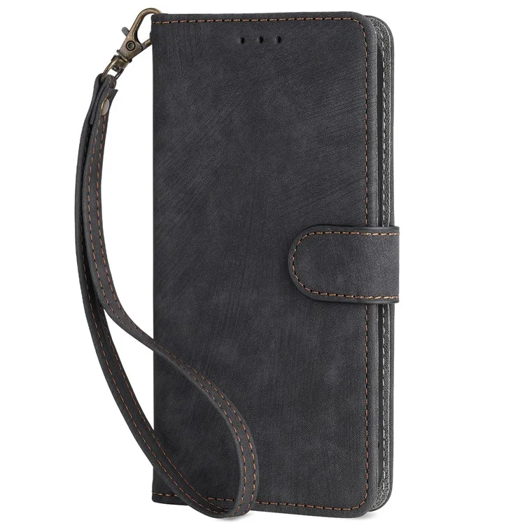 Für Oppo Reno10 Pro+ 5G Fall Proof Wallet Cover RFID Blocking PU Leder Stand Handyhülle - Schwarz