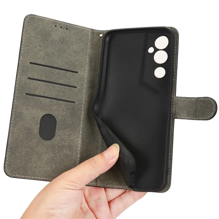 Custodia in pelle PU con copertura per portafoglio per TECNO Pova Neo 2 4G LG6n, con blocco RFID, supporto - Nero