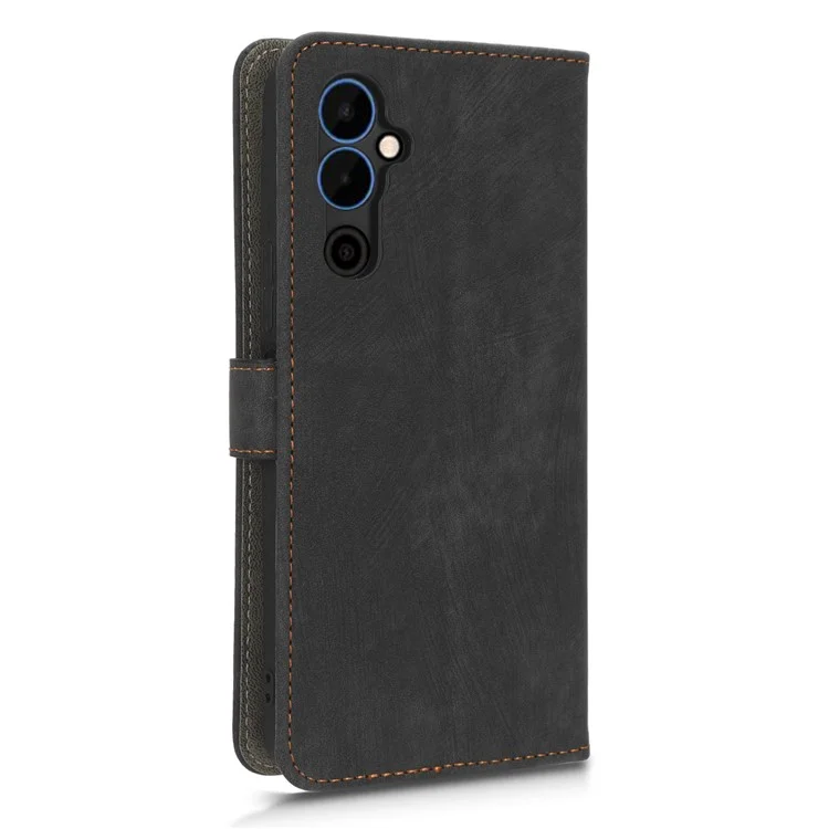 Custodia in pelle PU con copertura per portafoglio per TECNO Pova Neo 2 4G LG6n, con blocco RFID, supporto - Nero
