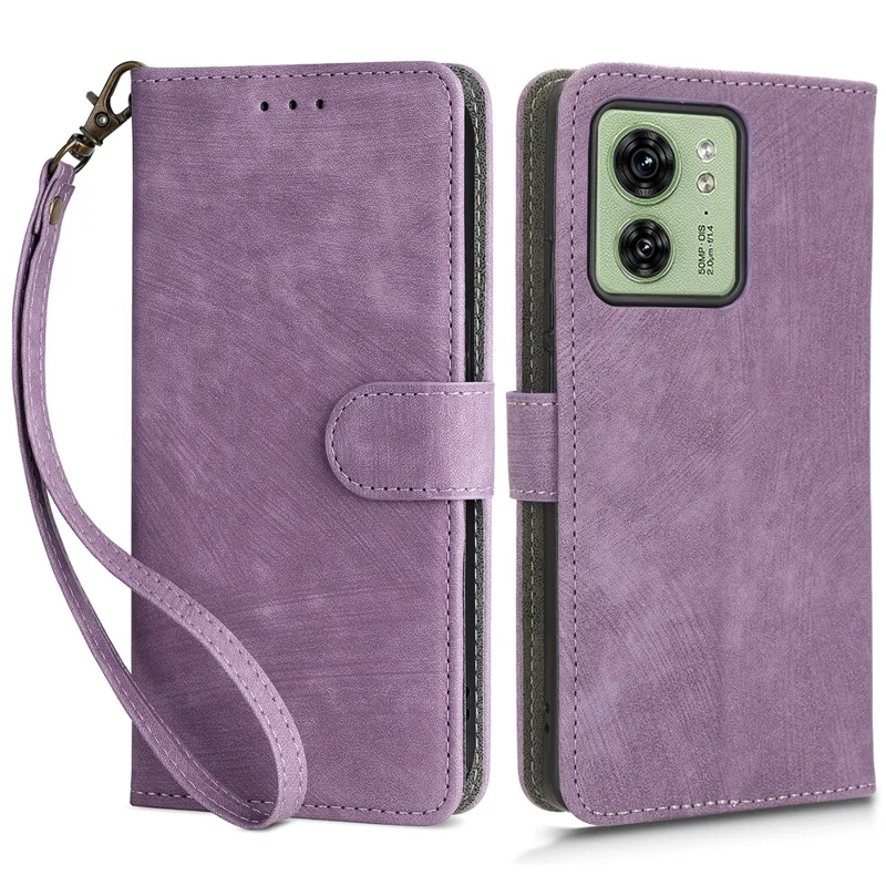For Xiaomi Poco M5s 4G / Redmi Note 10 4G / Note 10S 4G / Note 11 SE (India) 4G RFID Blocking Mobile Phone PU Leather Stand Case Wallet Cover - Purple